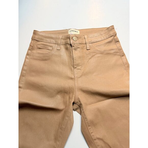 L’AGENCE Metallic Sand Coated Jeans Size 26 - Picture 16 of 16